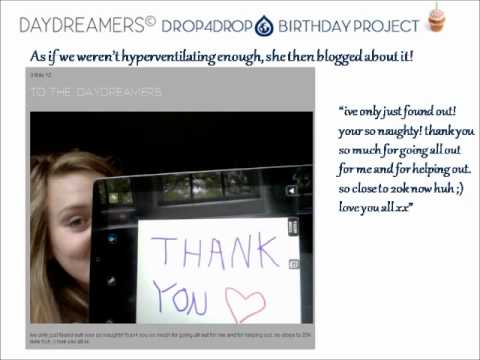 Daydreamers Drop4Drop Birthday Project: The Journey