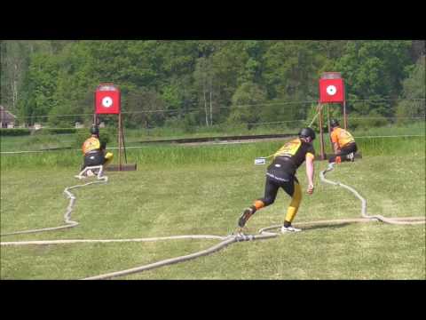 SDH Bechov Okrsková soutěž 14.5.2016 požární útok 2