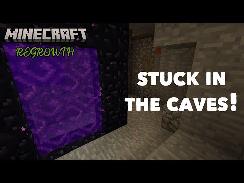 Minecraft Regrowth Modpack || Ep. 17: I'm Trapped!