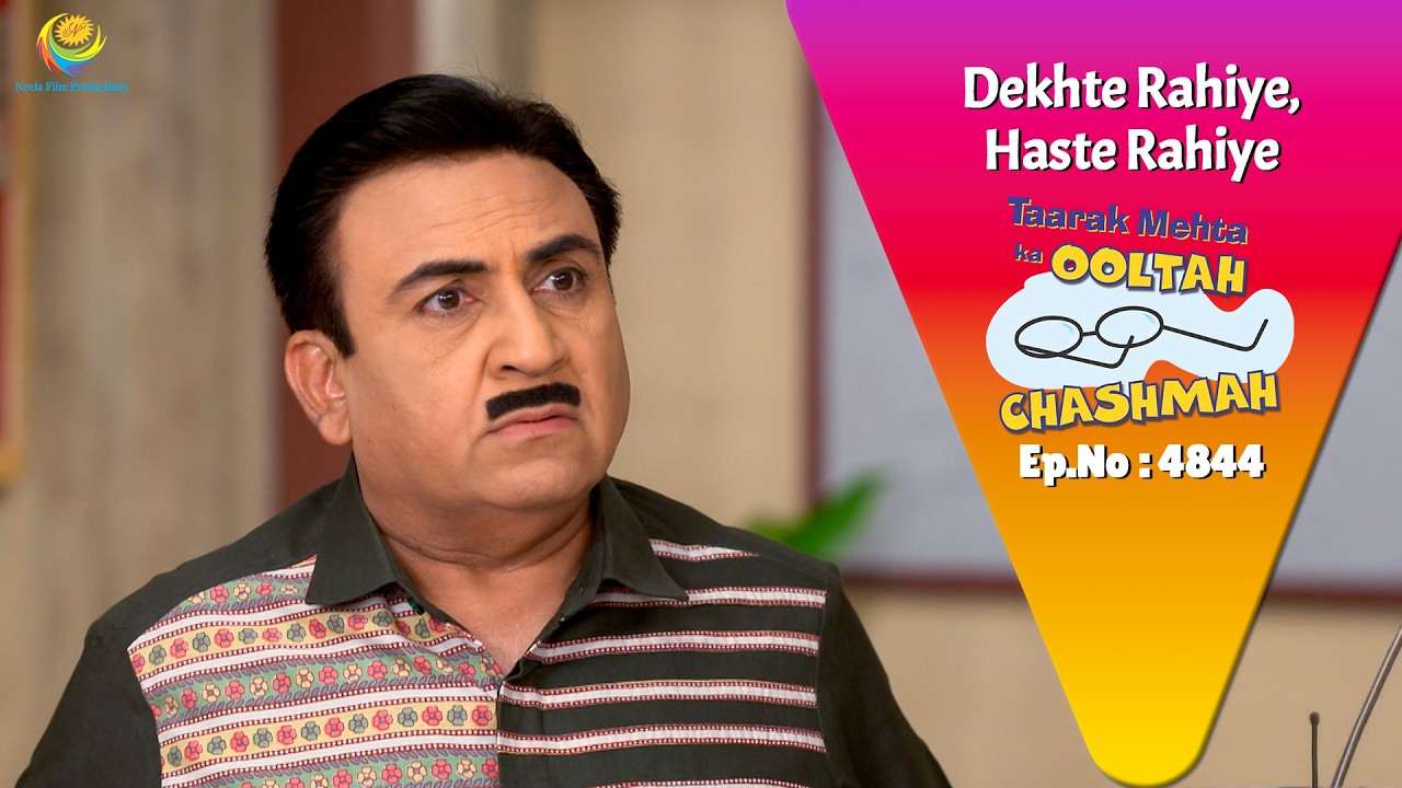 NEW! Episode 4844 - Pandey Ki Baat Sunkar Khul Gayi Jetha Ki Aakhe | Taarak Mehta Ka Ooltah Chashmah