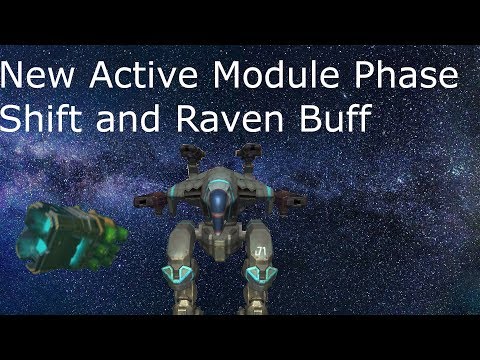 War Robots New Active Module Phase Shift and Raven Buff. War Robots Test Server