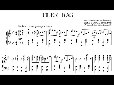 TIGER RAG - Jelly Roll Morton - PDF transcription!