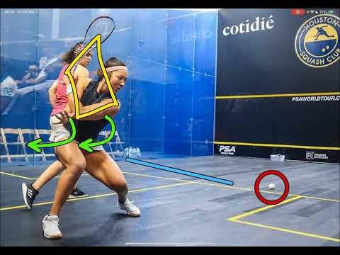 Squash Photo Tip - Amanda Sobhy backhand set up and power