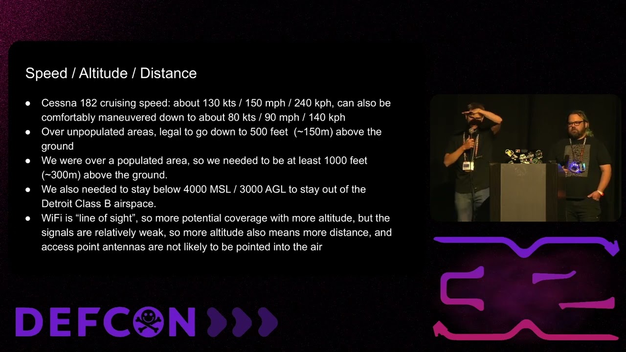 DEF CON 32 - Warflying in a Cessna - Matt Thomassen, Sean McKeever