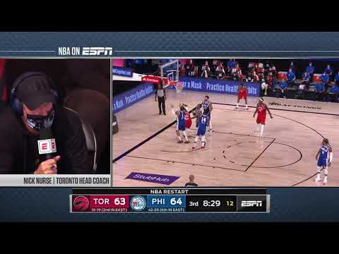 Toronto Raptors vs Philadelphia 76ers - Full Game Highlights | August 13, 2020