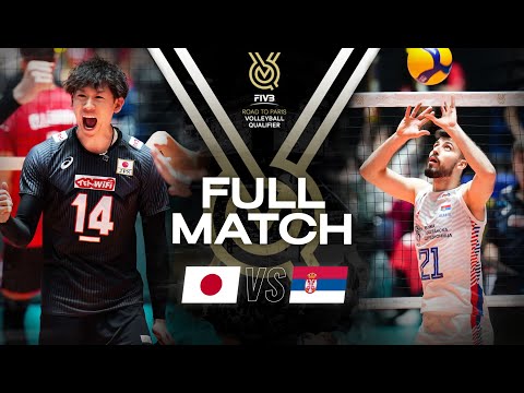 🇯🇵 JPN vs 🇷🇸 SRB - Paris 2024 Olympic Qualification Tournament | Full Match - Volleyball