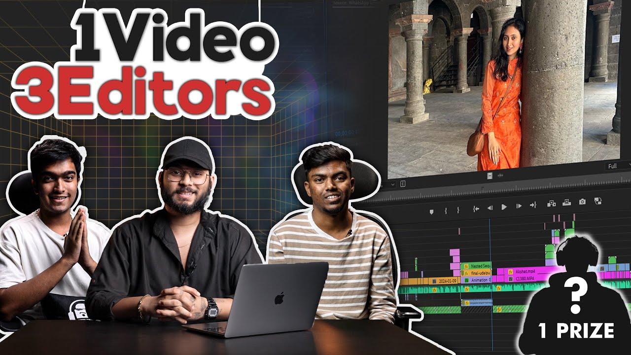 Video Editing Challenge at BeerBiceps | Same footage different edits!