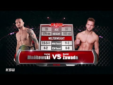 KSW Free Fight: Borys Mańkowski vs. David Zawada