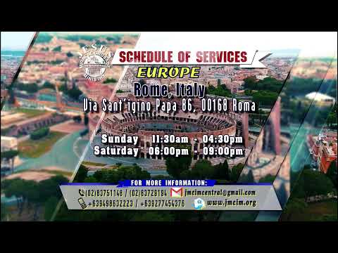 Watch!!! JMCIM Central Live Streaming of SUNDAY GENERAL WORSHIP | APRIL 28,  2024.