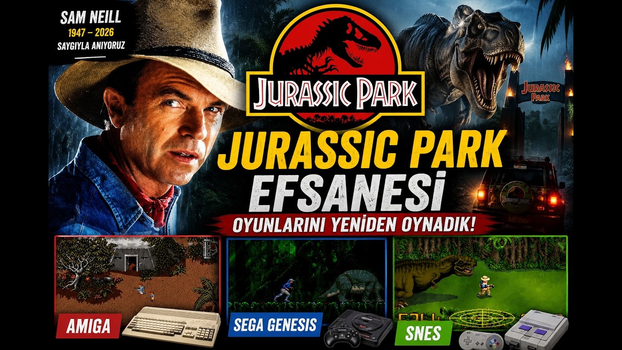 Sam Neill'i Anarken: Jurassic Park Oyunlarına Geri Döndük