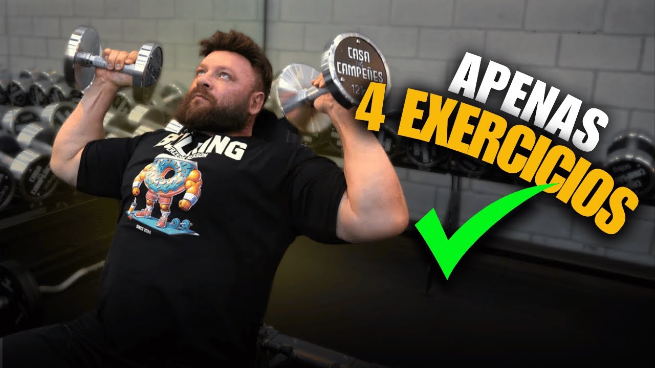 O TREINO DE OMBROS MAIS SIMPLES E EFICIENTE DE TODOS!