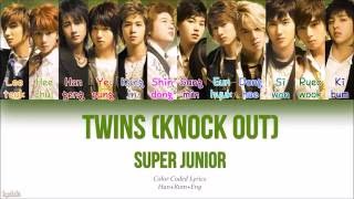 Super Junior (슈퍼주니어) – TWINS (Knock Out) (Color Coded Lyrics) [Han/Rom/Eng]