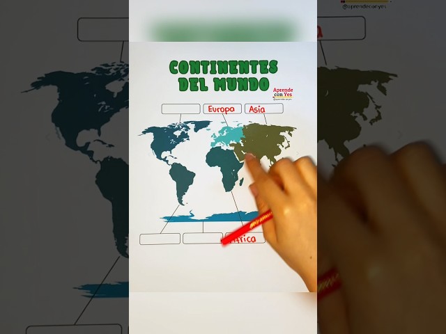 Vídeo relacionado con Divertido mapa de lengua de continentes del mundo mate