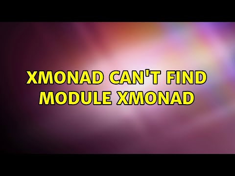 Xmonad can't find module XMonad