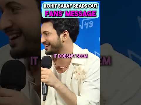 Rohit Saraf reads out Thirsty DMs