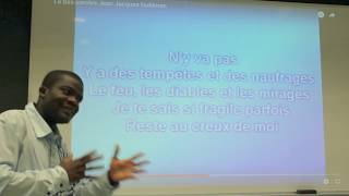 Là bas de JJ Goldman &amp; Sirima commenter en français facile  (Part1)