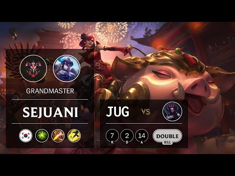 Sejuani Jungle vs Elise - KR Grandmaster Patch 9.9