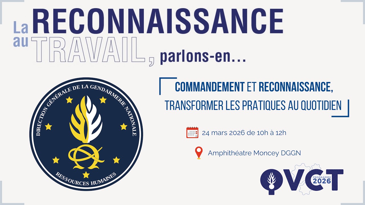 Conférence 24 mars 2026 - Commandement et reconnaissance, transformer les pratiques au quotidien