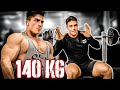 Wie oft drücke ich 140 KG? 💪 Neuer Natural Rekord