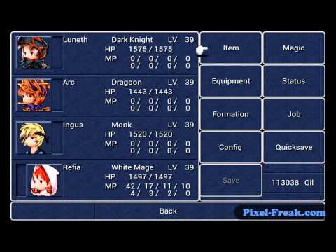 Final Fantasy 3 Walkthrough - Android Ouya iOS DS - Part 27 -Unei's Shrine & Ancient Ruins
