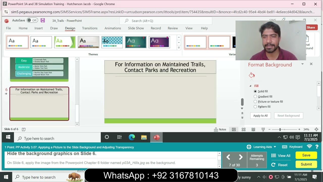 PowerPoint 3A and 3B Simulation Training | PowerPoint 3A and 3B Simulation Exam | PowerPoint 3A Exam
