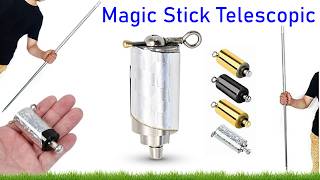 Telescopic Magic Rod  Stick ✨ Stainless Steel Appearing Cane | Professional METAL Wand Pocket Staff