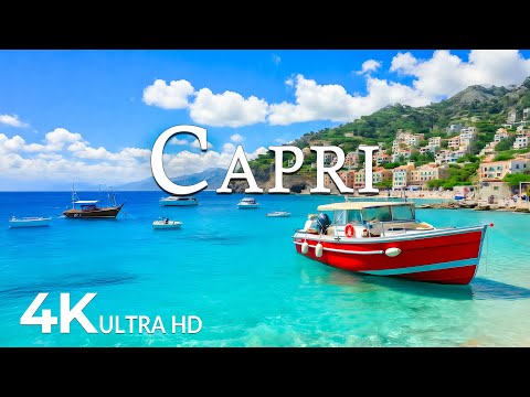 FLYING OVER CAPRI (4K UHD) – Soothing Music Along With Beautiful Nature Video - 4K Video ULTRA HD #3