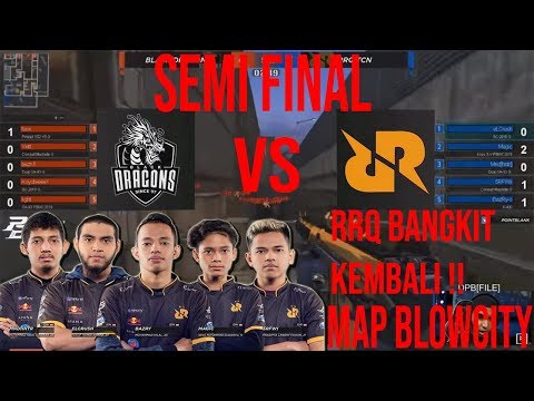 RRQ BANGKIT !! SEMI FINAL RRQ TCN VS BLACK DRAGONS - MAP 3 BLOWCITY PBWC 2019 Day 2
