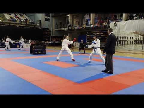 Cadet Kumite Female -54kg | Laaziri Tahiri Amina (ESP) vs Anastasiadi Anastasia (GRE)