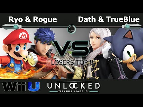 Ryo & RoguePenguin vs. Dath & TrueBlue - Wii U Doubles Losers Top 8 - Unlocked