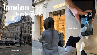days in my life ~ london | visiting becca, permanent bracelets, sketch & rooftop bars 🤍🎧