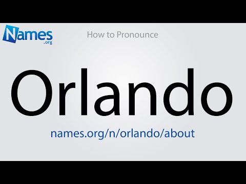 How to Pronounce Orlando