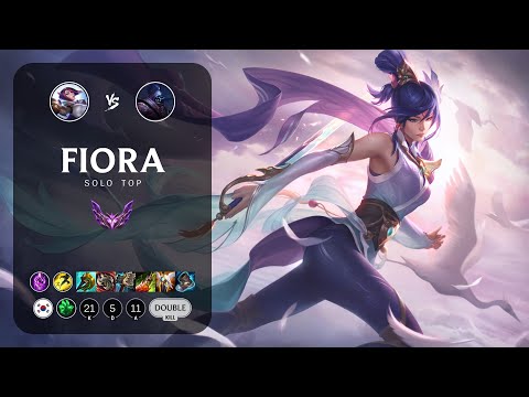 Fiora Top vs Jax - KR Master Patch 13.13