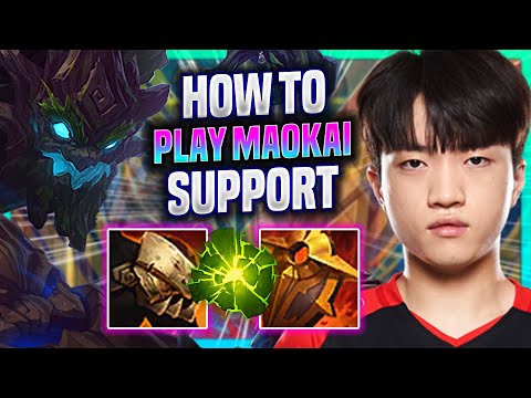 LEARN HOW TO PLAY MAOKAI SUPPORT LIKE A PRO! - T1 Keria Plays Maokai Support vs Bard! | Season 2022