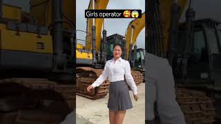 Download lagu girl excavator operator video ❤️🥰#girls #excavator mp3