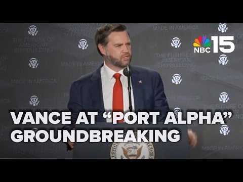Vice President Vance speaks at Saronic Technologies' Port ...