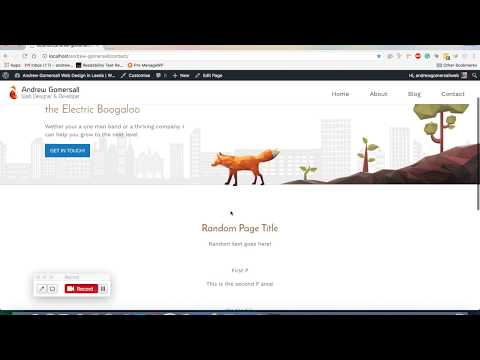 Mallegros Web Design video.