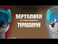 September Typography - By RaidEvo 
