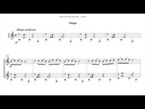 Roberto Di Marino - Suite III for Flute and Guitar - (3-4) Tango
