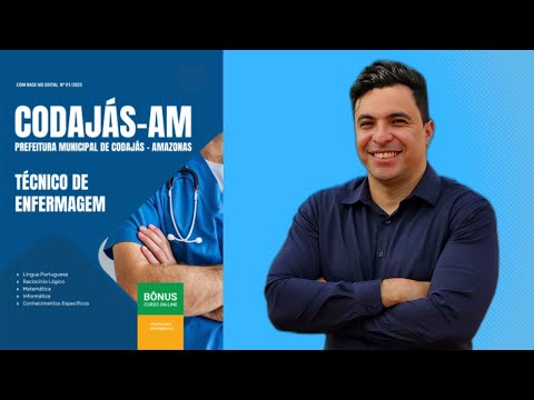 Apostila Concurso Prefeitura de Codajás-AM 2025 - Técnico de Enfermagem