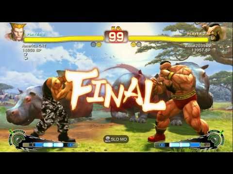 Violat203945 [Zangief] vs America CNT [Guile] SSF4 Japanese Online Ranked Matches - TRUE-HD