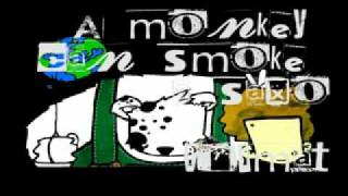A monkey can smoke a saxo