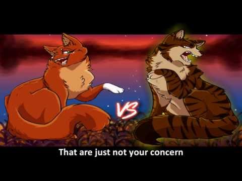 松鼠飛飛 VS 布拉姆布斯塔。勇士們的史詩說唱大戰 #10 (Squirrelflight VS Bramblestar. Epic Rap Battles of Warriors #10)