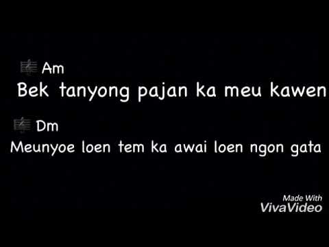 Lirik dan kunci gitar apache 13 pajoh cinta