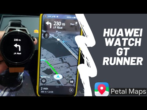 PETAL MAPS SA HUAWEI WATCH GT RUNNER #huaweiwatchgtrunner #huawei #watch