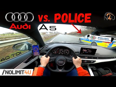 Audi A5 (F5) 40 TDI (190PS) Acceleration (0-100-0, 0-200) + TOP SPEED & Test Drive POV by NoLimit4U