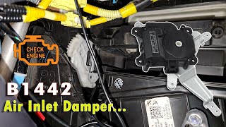 Fixing Toyota B1442 servo motor damper control | RAV4