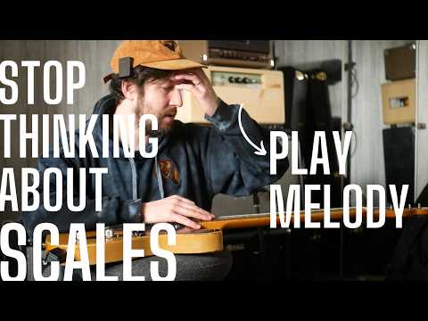 Stop THINKING About Scales and HEAR The Music BEFORE You Play It - How To Get Better At Improvising
