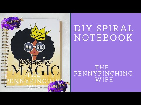 How to make a spiral notebook/creating a notebook