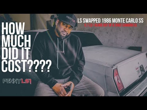 86 MONTE CARLOS SS: How much does it cost to LS Swap your car?